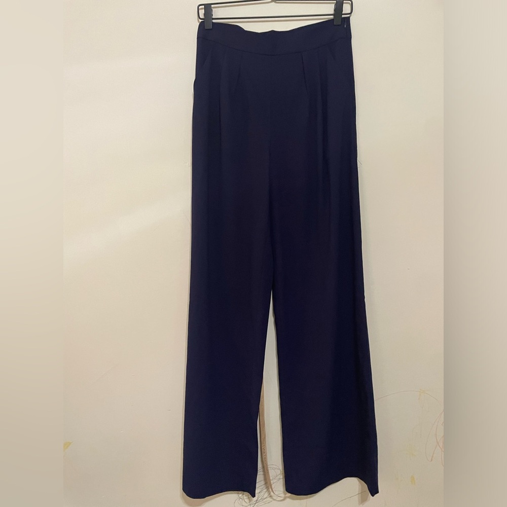 Vailed collection Navy Blue Long Sleeve pants set - Picture 4 of 5